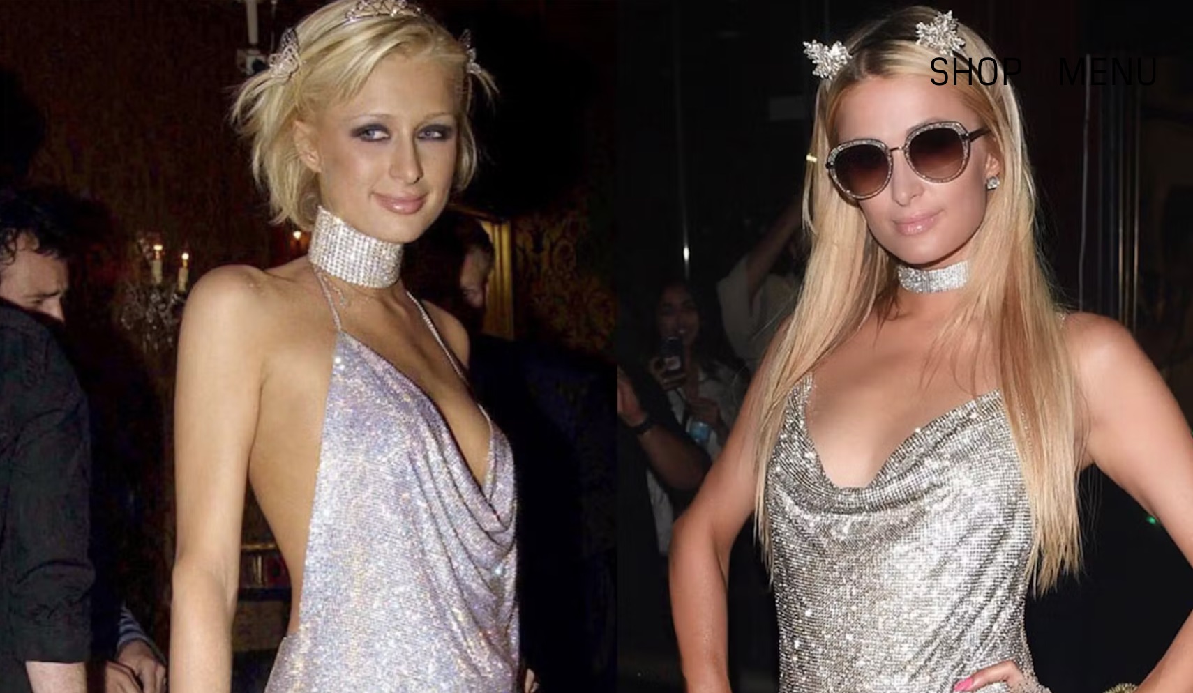 Paris Hilton dress 21 birthday