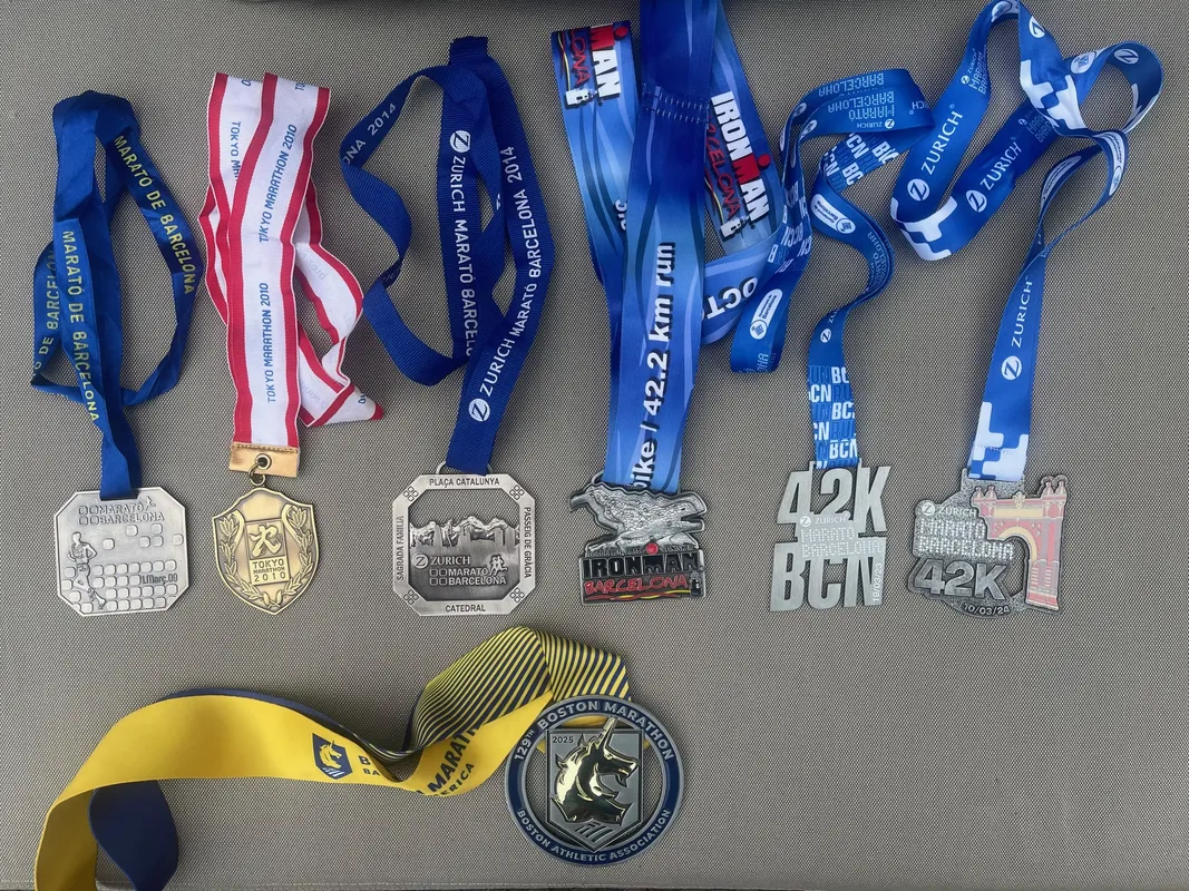 All our marathon medals